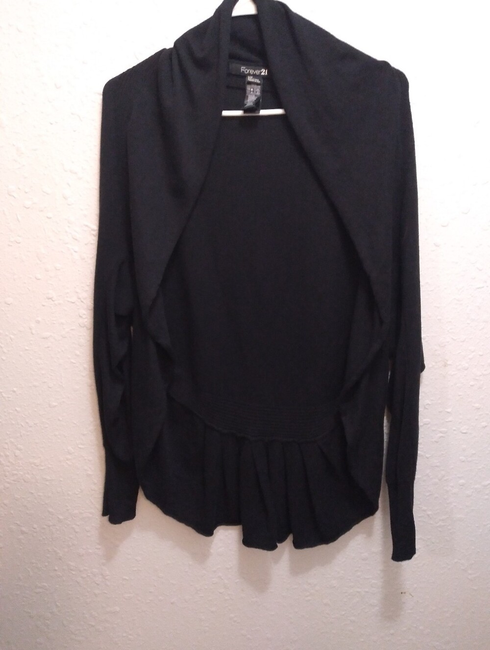 Forever 21 Open Front Draped Cardigan